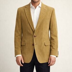 Vintage 80s Woods for Men Caramel Brown Blazer 40R